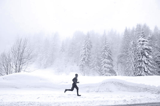 Getty Images Comp Solo Man Running Outdoors Winter