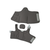 Gray fabric MPO 2000 Accessory Kit with multiple padded sections, Velcro straps, branded with RCAI, made in the USA.