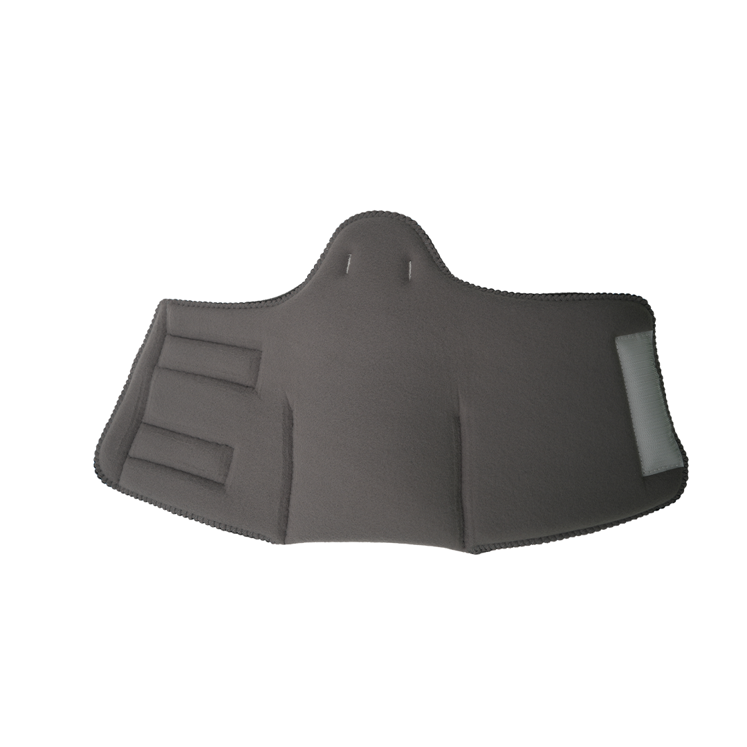 Gray adjustable MPO 2000 accessory wrap with velcro straps and padding for limb support.
