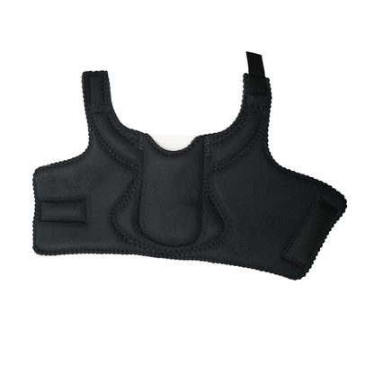 Black neoprene MPO 2000 brace with ambulatory attachment straps and reinforced stitching.