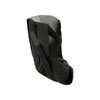 Black soft heel suspension boot with gray cushioned interior, adjustable hook and loop straps, made in the USA, RCAI logo.