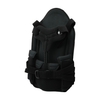 Black Short Front TLSO back brace with adjustable straps and padding, made in the USA by RCAI.