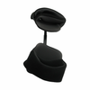 Black padded Abduction Bar with adjustable rods and cushioned supports, made in the USA, RCAI design.