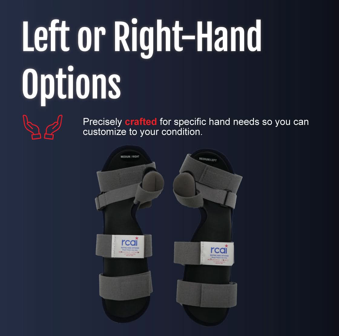 Resting Hand Splint | Resting Hand Brace | Medical Grade | Made In USA ...