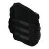 Black RCAI LSO Short Front back brace with adjustable straps and durable stitching, made in the USA.