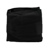 Black Control Fit LSO back brace with wide adjustable straps, breathable mesh fabric, made in the USA, RCAI certified.