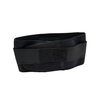 Black RCAI lumbar sacral orthosis with adjustable hook-and-loop straps, made in the USA, designed for back support and.