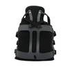 Black and gray TLSO back brace with adjustable straps, contoured padding, made in the USA, RCAI brand.