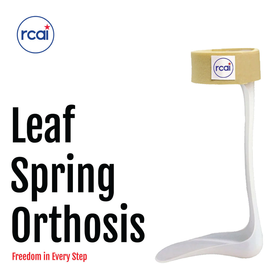 Spring Laoded Afo RCAI Leaf Spring Orthosis: Lightweight AFO for Foot Drop – Restorative ...