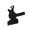 Black universal wrist and thumb support brace with adjustable Velcro straps and padded fabric design.