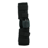Black RCAI Flex POP Knee brace with multiple adjustable straps and padded support, made in the USA.