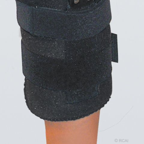 Ratchet Post Operative Pin (POP) Knee Brace