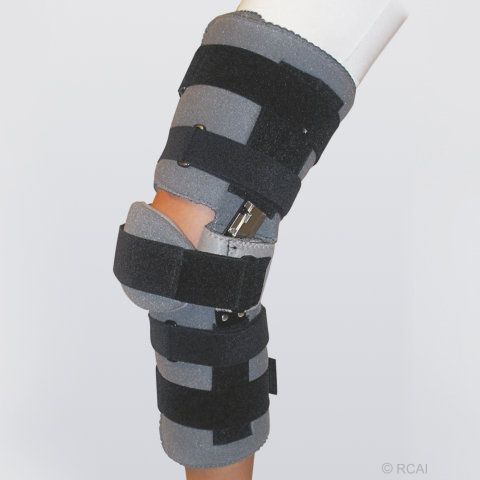 Ratchet Post Operative Pin (POP) Knee Brace