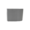 Gray pediatric abdominal binder with adjustable Velcro straps and soft, medical-grade fabric panel.