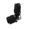 Black adjustable RCAI universal arm brace with padded straps and a hinged metal support, made in the USA.