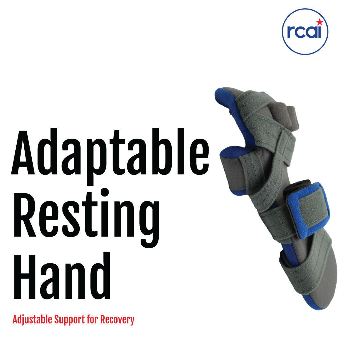 Rcai Splints RCAI Adaptable Resting Hand – Adjustable Support for Recovery ...