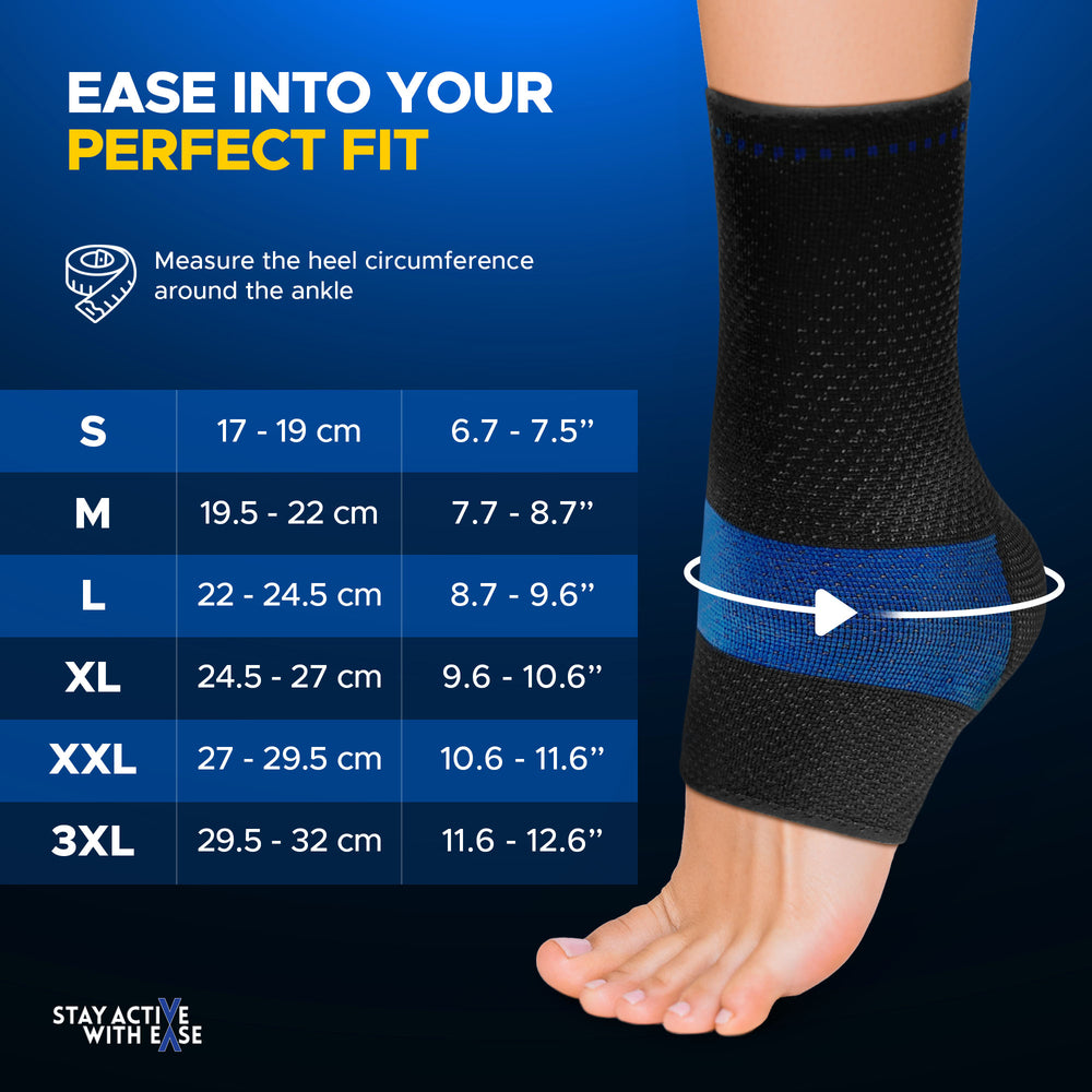 Active Ease Compression Ankle Sleeves 1 - Pack - Restorative Care of America, Inc.