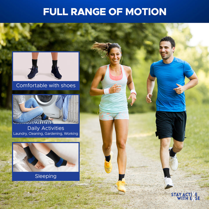 Active Ease Compression Ankle Sleeves 1 - Pack - Restorative Care of America, Inc.