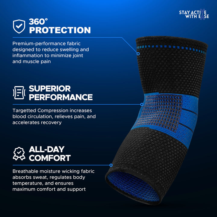 ActiveEase Compression Elbow Brace 1 - Pack - Restorative Care of America, Inc.