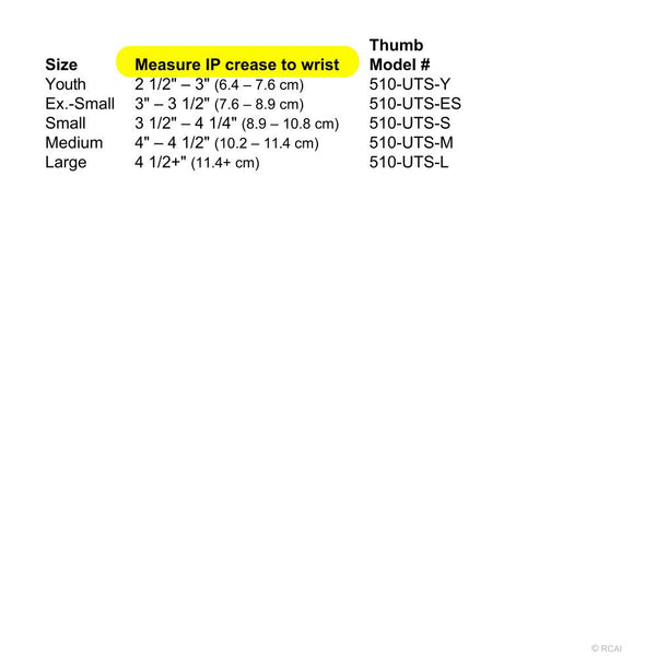 Pediatric Universal Thumb Support