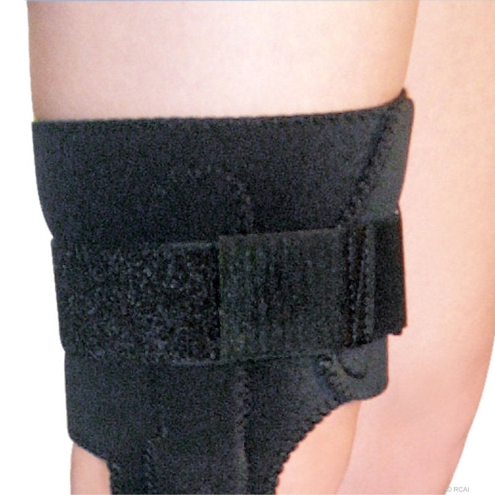 Neoprene Wrap Around Knee Brace with Free Range of Motion (ROM) - Covered Hinge